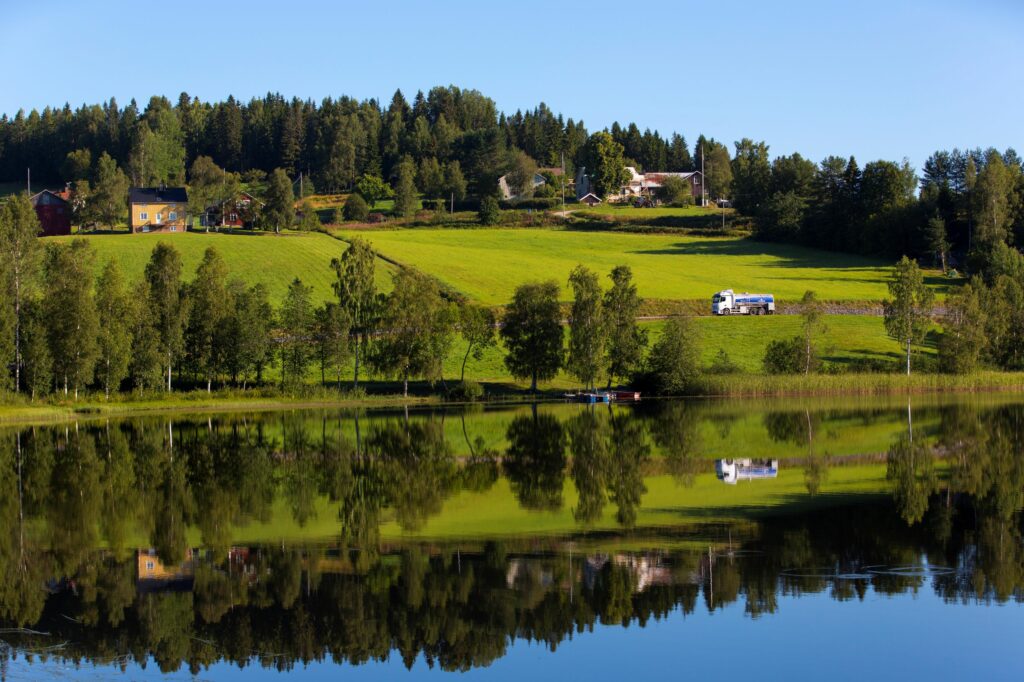 Bild på ängar i Västerbotten 